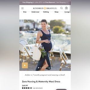 Kindred Bravely Zora Nursing & Maternity Maxi Dress